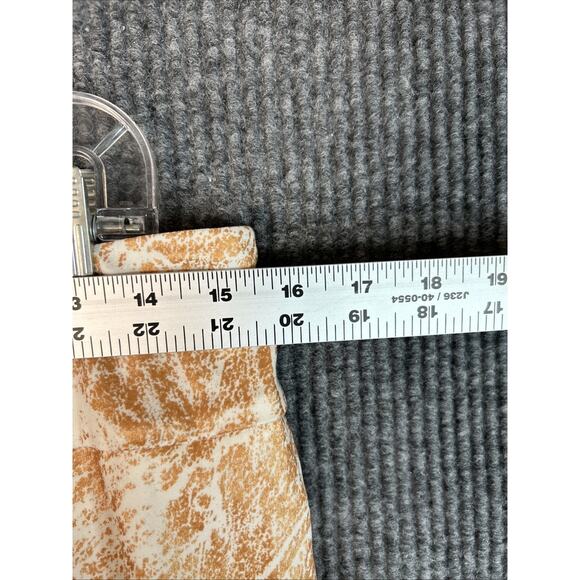 Soft Surroundings Womens Pull On Printed Pants Size Medium Boho Shimmer Skinny - Picture 3 of 8